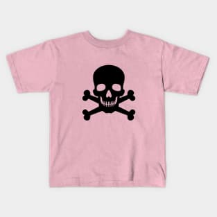 Crossbones  ,Skull and Crossbones Kids T-Shirt